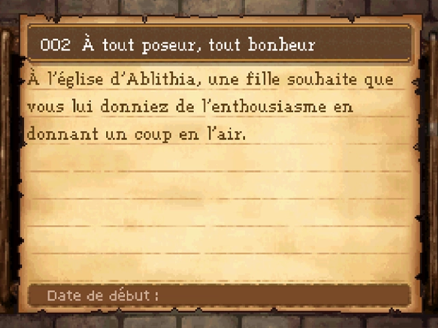 Quête : À tout poseur, tout bonheur